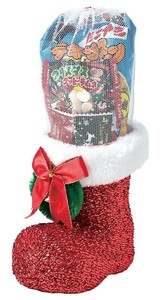 クリスマス ラメブーツ（中）お菓子入