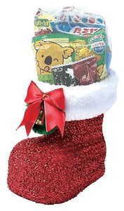 クリスマス ラメブーツ（大）お菓子入