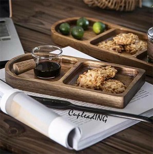 ≪予約商品≫INSスタイル 皿 洗練された 楕円形 レトロ 家庭用 分格食パン スペアプレート 朝食プレート