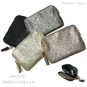 Bifold Wallet Mini Wallet Metallic [New Item] Small Case