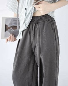 Full-Length Pant Flower Straight Pants