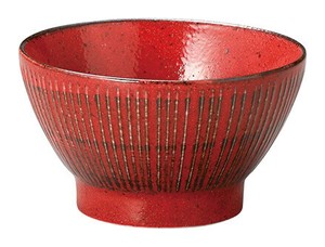 ［美濃焼 食器］ 根来 千段くらわんか3.6碗 ［日本製］