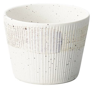 ［美濃焼 食器］ 白御影白刷毛 千段そば千代口 ［日本製］