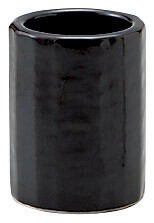 ［美濃焼 食器］ しのぎｶｽﾀｰ 黒天目 楊枝入 ［日本製］