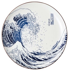 ［美濃焼 食器］ 北斎富士 8.0皿 ［日本製］