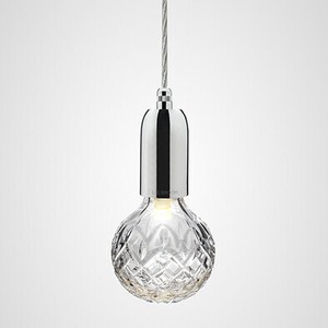 CLEAR CRYSTAL BULB PENDANT クローム 771LB00014