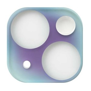 ビューティーカバー  iPhone15/15Plus（2眼） パープルグラデーション i37FCBC06