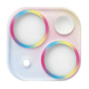 ビューティーカバー  iPhone15/15Plus（2眼） オーロラレインボー i37FCBC05