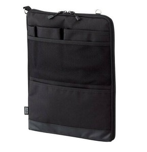 LIHIT LAB.(リヒトラブ)　バッグインバッグ(タテ型)　A4　ブラック　A-7683-24