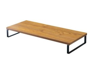 LIHIT LAB.(リヒトラブ)　MDF机上台　スタンダード　590×250mm　ロータイプ　ブラウン　A-8001-9