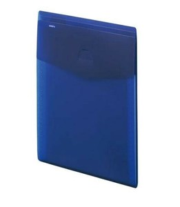 LIHIT LAB.(リヒトラブ)　soeru　スリムドキュメントファイル(タテ型)　A4　インディゴブルー　A-8710-11