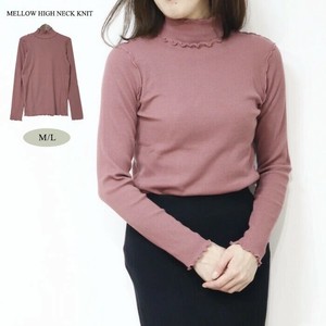 Sweater/Knitwear High-Neck Ribbed Knit [A/W]