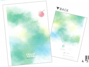 【2024年秋冬新作予約】【文房具】【special days】B5方眼ノート　クリームソーダ　222406