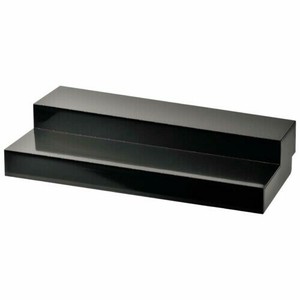 收纳用品 2层 黑 日本制造