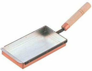 日本製 made in japan 銅 玉子焼京都型12X8cm