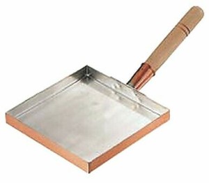 日本製 made in japan 銅 玉子焼薄焼型18cm