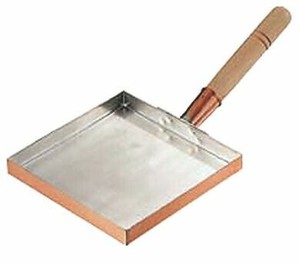 日本製 made in japan 銅 玉子焼薄焼型15cm