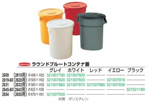 【在庫処分セール】ラウンドブルートコンテナ蓋
