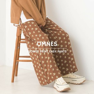 Full-Length Pant Flower Print Easy Pants