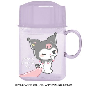 ■2024AW　新作■　サンリオキャラクターズ　立てられる歯磨きセット　クロミ