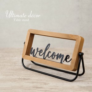 Ultimate decor アルティメットデコール［WELCOME　テーブルスタンド］