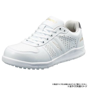 シモン プロスニーカー NS611 白静電 S 23.5cm 2313381