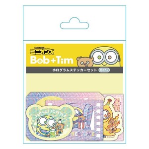 【ステッカー】ミニオンズ ホログラムステッカーセット Bob+Tim