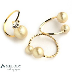 [SD Gathering] Pearls/Moon Stone Ring Pearl Rings Jewelry Cotton Made in Japan