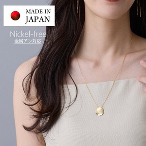 【SDギャザリング】日本製 ジュエリー 金属アレルギー対応 無段階調整 シンプル ロングネックレス op-n322
