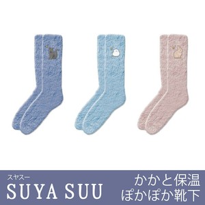 ギフト★【かかと保湿ぽかぽか靴下】かかとシリコン加工でしっかり保湿♪◆スヤスー
