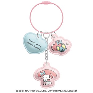 3連ぷっくりキーホルダー サンリオキャラクターズ