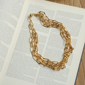 Plain Gold Chain Necklace 2Way