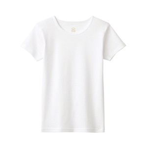 HOT-ON COTTON  (ホットオンコットン)/【発熱綿100％】半袖シャツ(男女児兼用)(100~160cm)