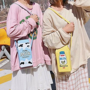 "Oshikatsu Item" Bag Ita bag Strawberry Chocolate Printed Orange