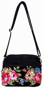 Small Crossbody Bag black Rose