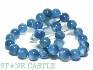 ☆高品質☆【ブレスレット】マダガスカル産ディープアクアマリン (約14〜14.5mm) 【パワーストーン】