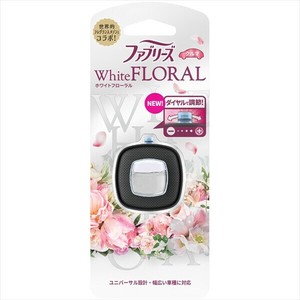 ファブリーズイージークリップホワイトフローラル 【 芳香剤・車用 】