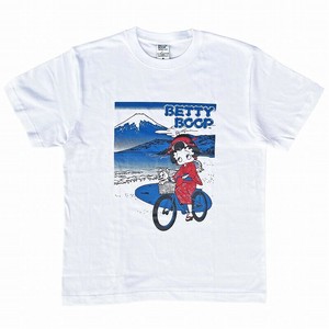 ■2024AW　新作■　BETTY BOOP　浮世絵Tシャツ　富士山
