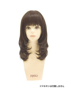 ★プリシラ オールウィッグ レイヤーマッシュミディ A-699 耐熱　TMB・マロンブラウン