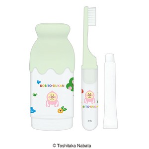 ミルクビン型はみがきセット こびとづかん