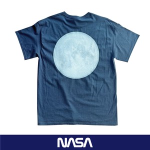 【蓄光】T-shirt / NASA-MOON-BLACK