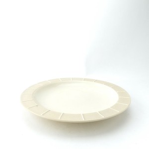 Hasami ware Main Plate White 6-sun