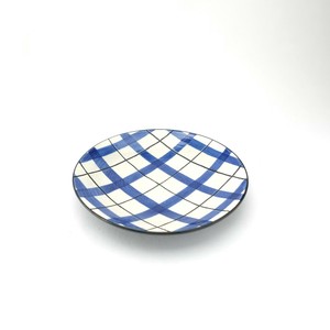 波佐见烧 小餐盘 蓝色 小盘子 4寸