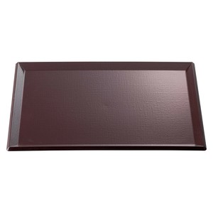 ［TA］耐熱長手布目盆 黒NS ［ノンスリップ加工］［洗］　　【日本製　耐熱ABS樹脂】