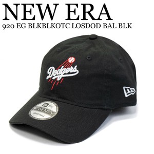 《即納》NEW ERA■CAP■キャップ■920 Program■920 EG BLKBLKOTC LOSDOD BAL BLK