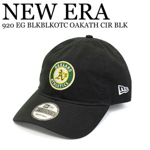 《即納》NEW ERA■CAP■キャップ■920 Program■920 EG BLKBLKOTC OAKATH CIR BLK