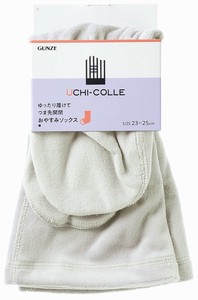UCHI-COLLE（ウチコレ）/【ベロア】　2wayつま先開閉ソックス　ショート　おやすみ靴下