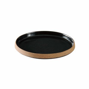 Cork（コルク） 黒18cm切立丸皿 [美濃焼 食器 陶磁器]