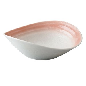 ピンク吹たわみ型向付 [美濃焼 食器 陶磁器]