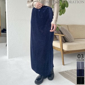 Skirt Lame Velour Tight Skirt [2024 NEW]